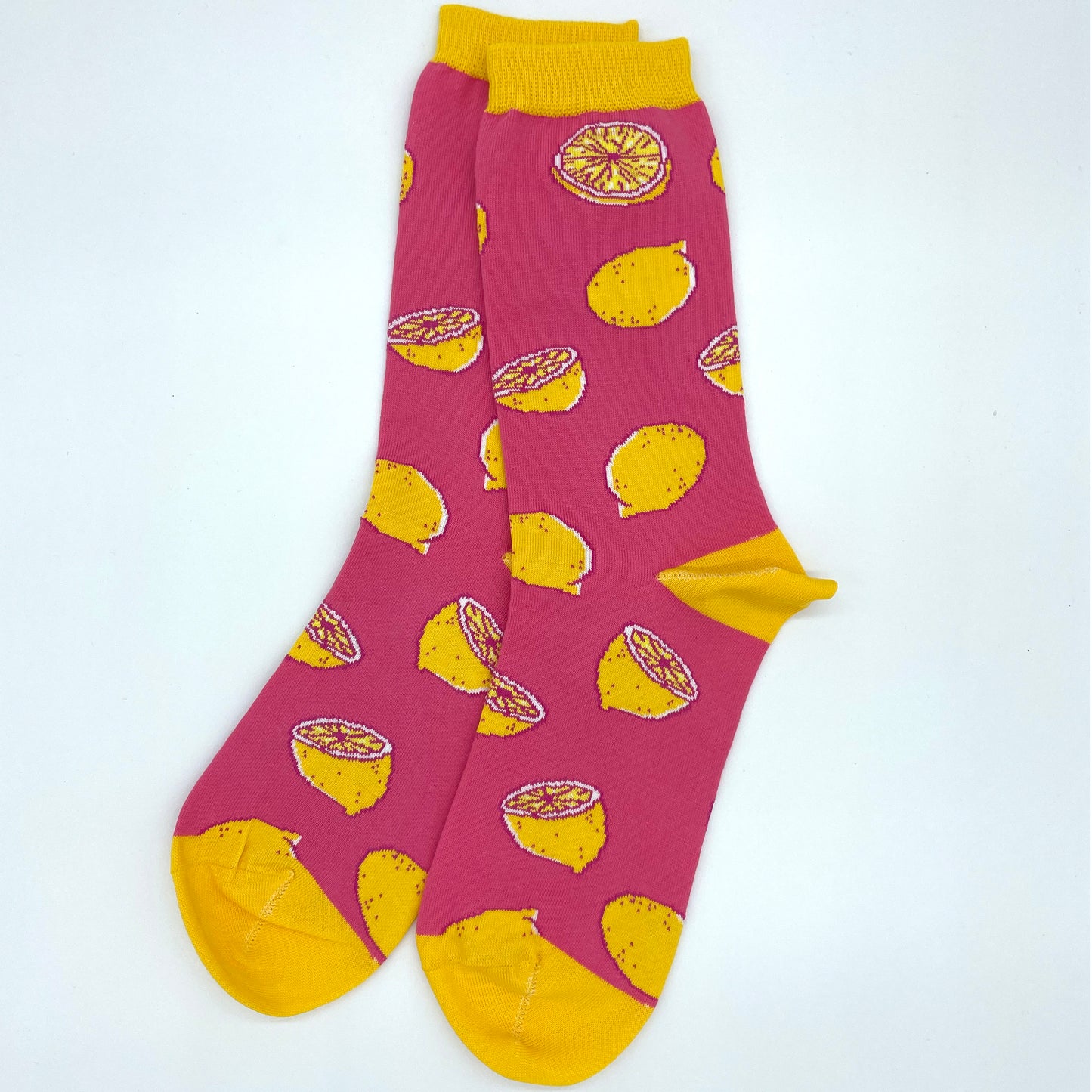 Pink Lemons Organic Cotton Adult Unisex Socks