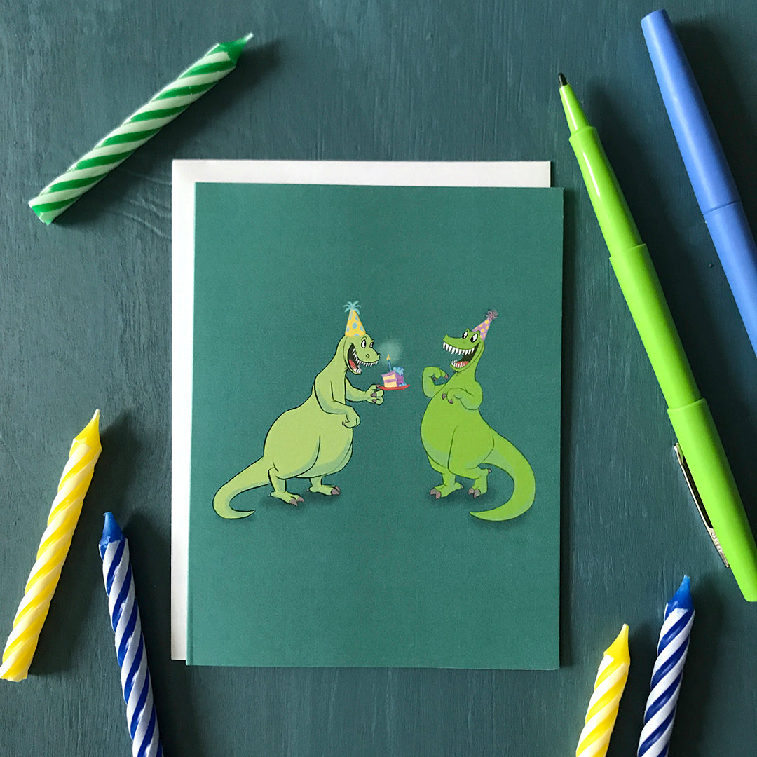 Dinosaur Birthday Birthdaysaurus Greeting Card