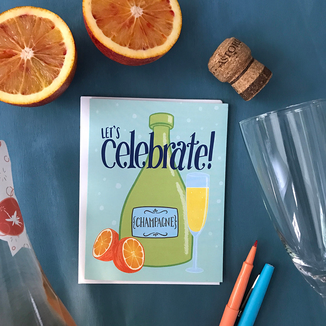 Let's Celebrate Greeting Card