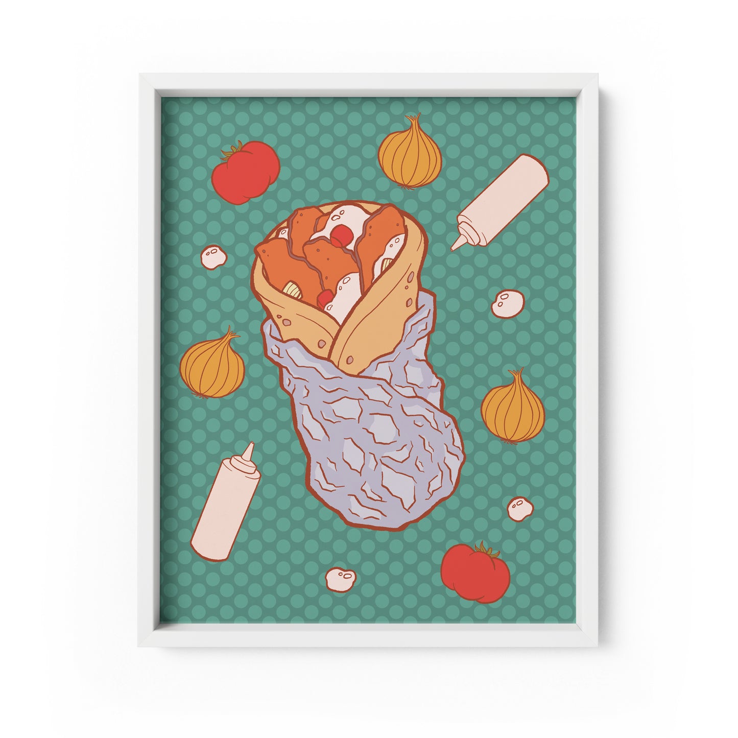 Nova Scotia Donair 8x10 Art Print