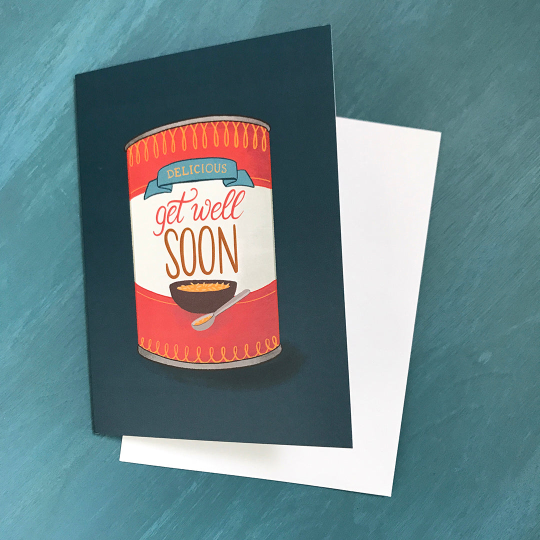 Get Well Soon Soup Greeting Card