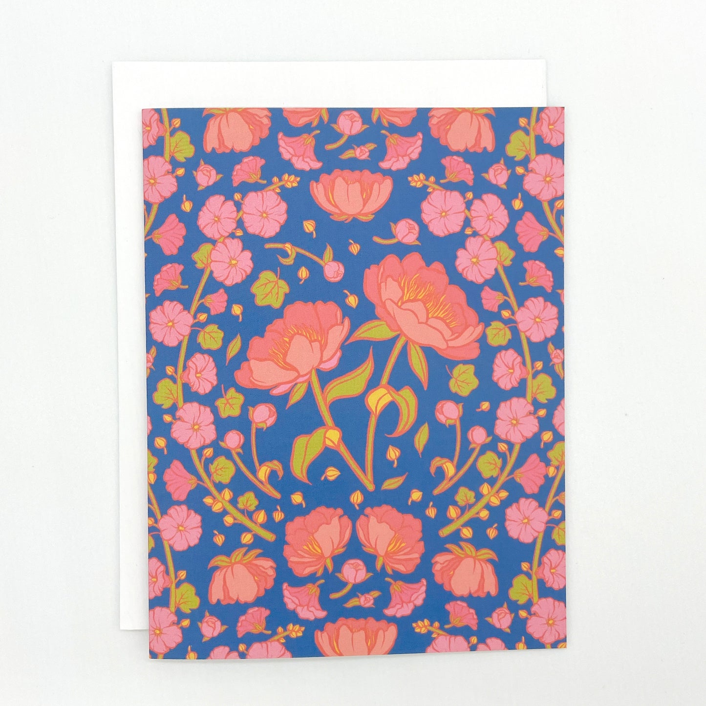 Peony Floral Greeting Card