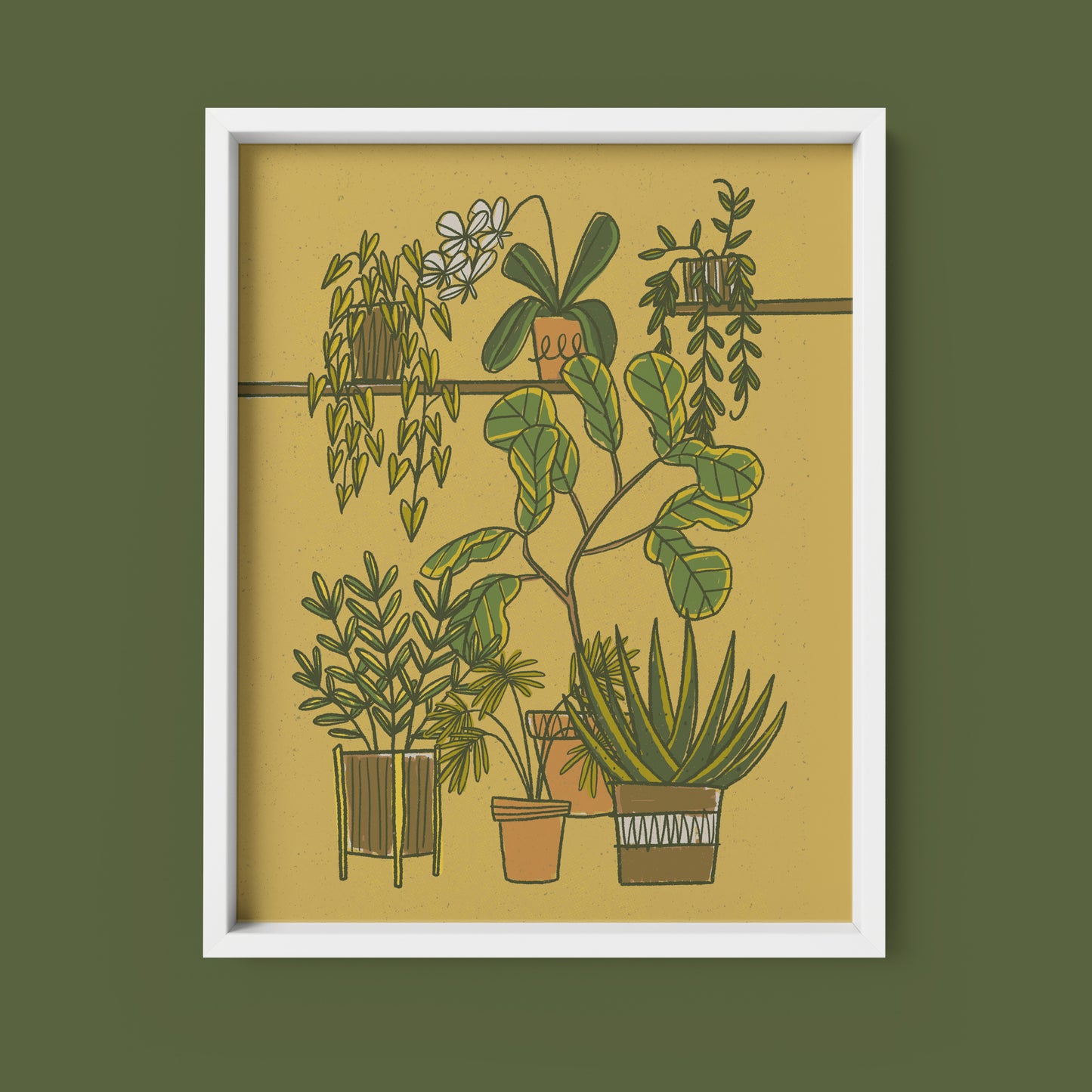 Indoor Plants Art Print